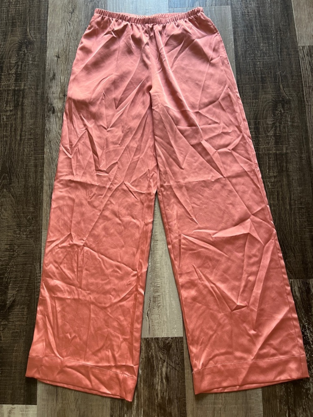 Women’s NWOT Wide-Leg Elastic Waist Pink Pants